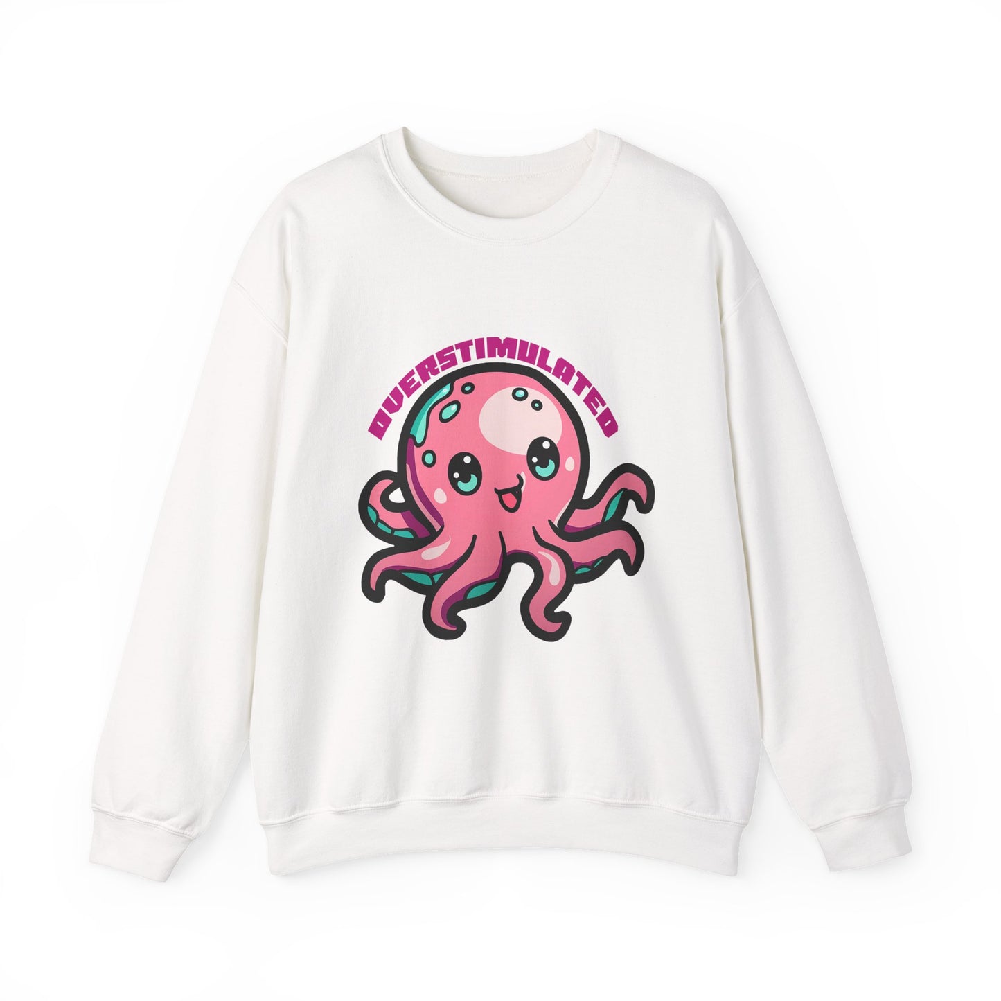 Overstimulated Octopus Graphic Sweatshirt