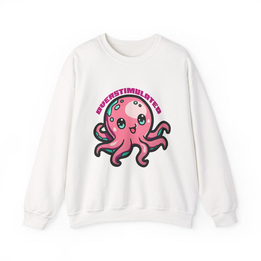 Overstimulated Octopus Graphic Sweatshirt