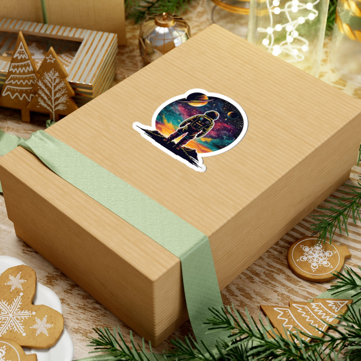 Gazing at Eternity Kiss-Cut Sticker
