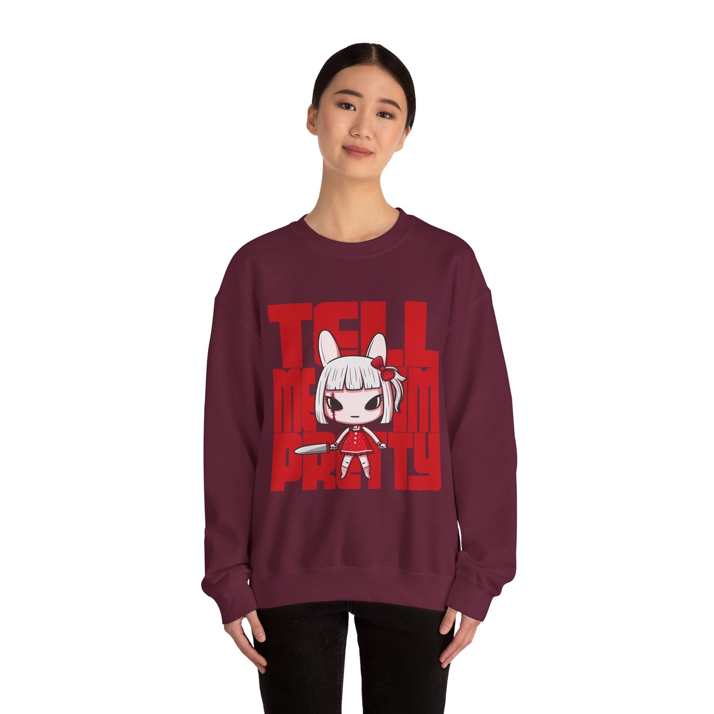 Tell Me I'm Pretty Graphic Sweatshirt