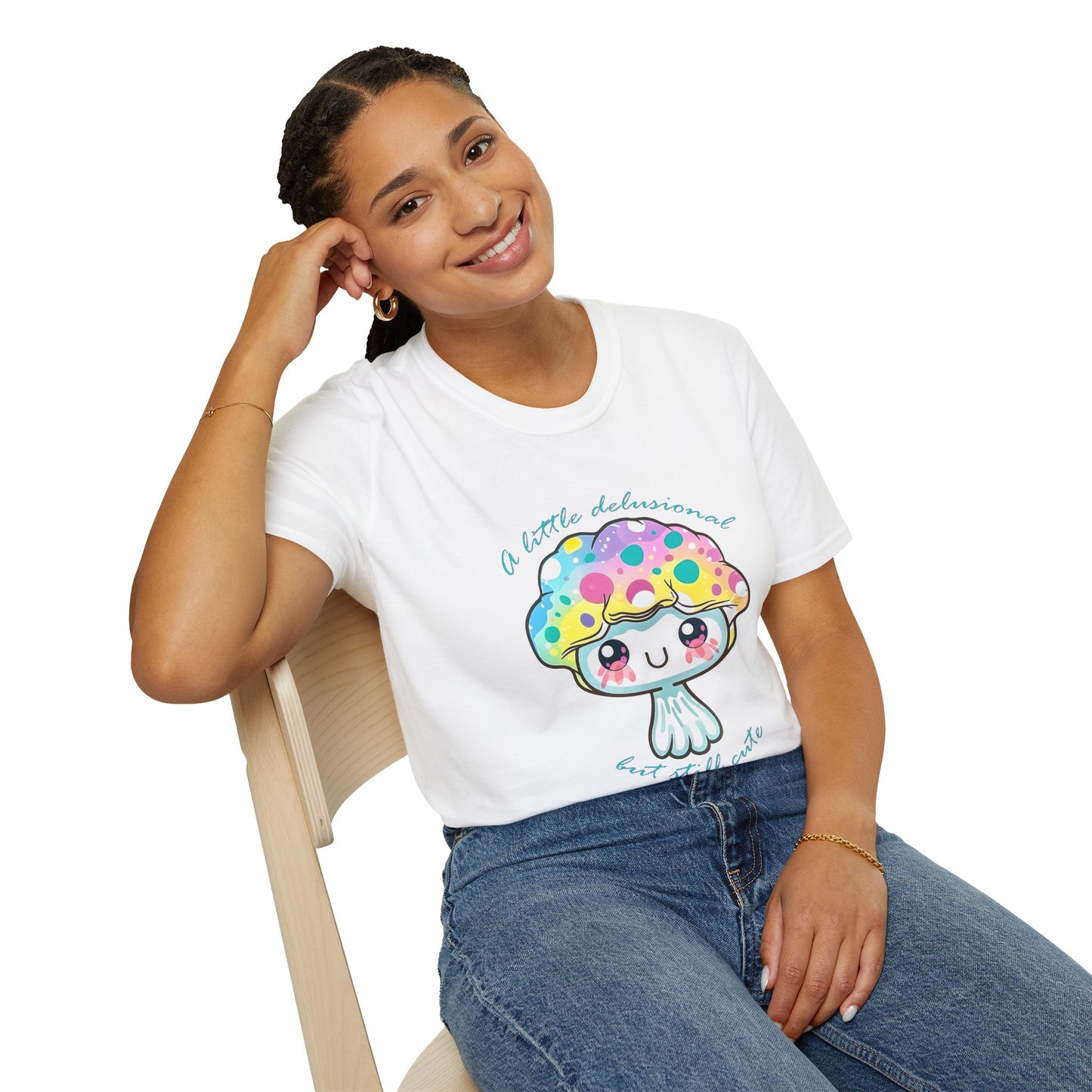Little Delusional but Still Cute Jellyfish Graphic T-Shirt - A Little Delusional