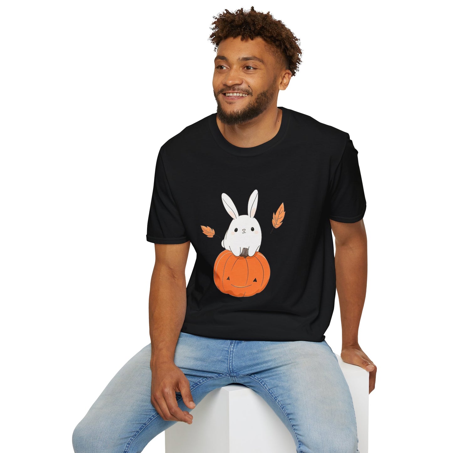 Cute Bunny Pumpkin Unisex T-Shirt
