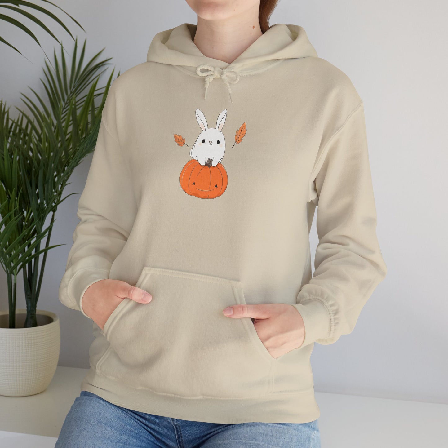 Cute Bunny Pumpkin Hoodie