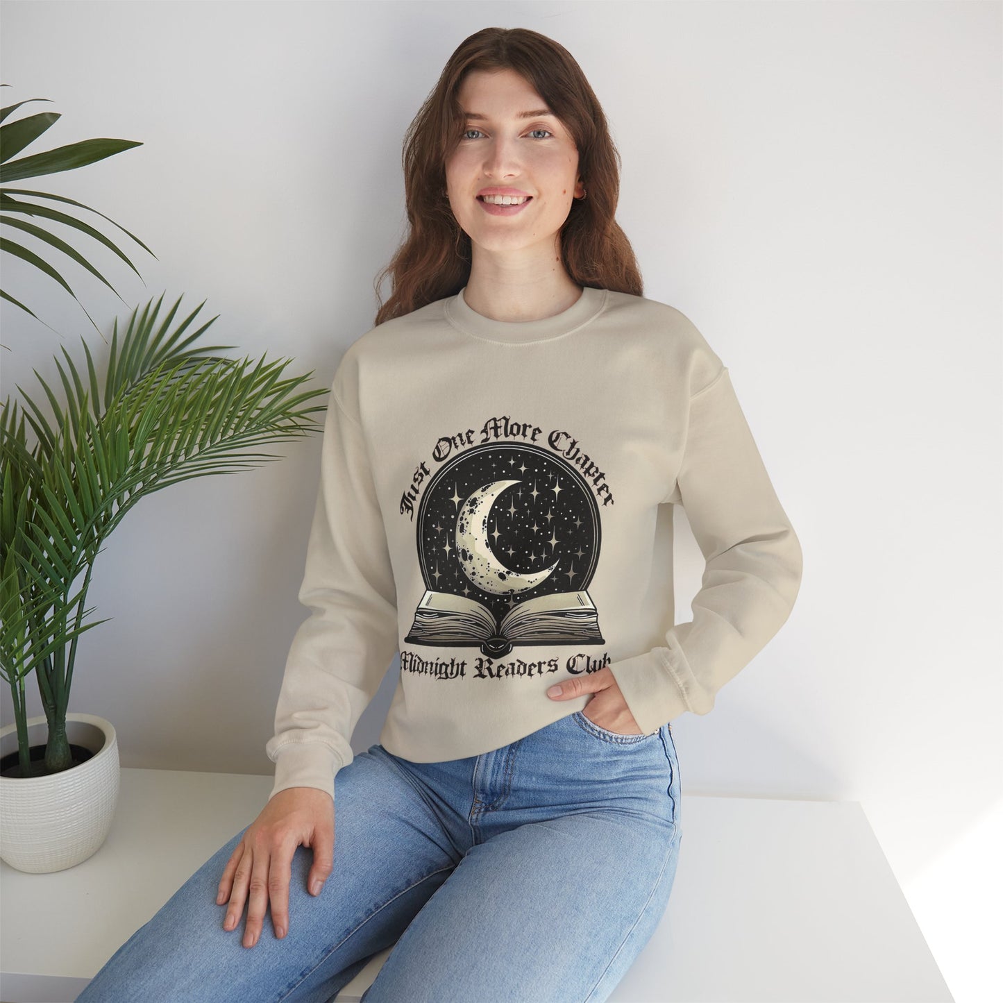 Just One More Chapter - Midnight Readers Club Sweatshirt for Book Lovers