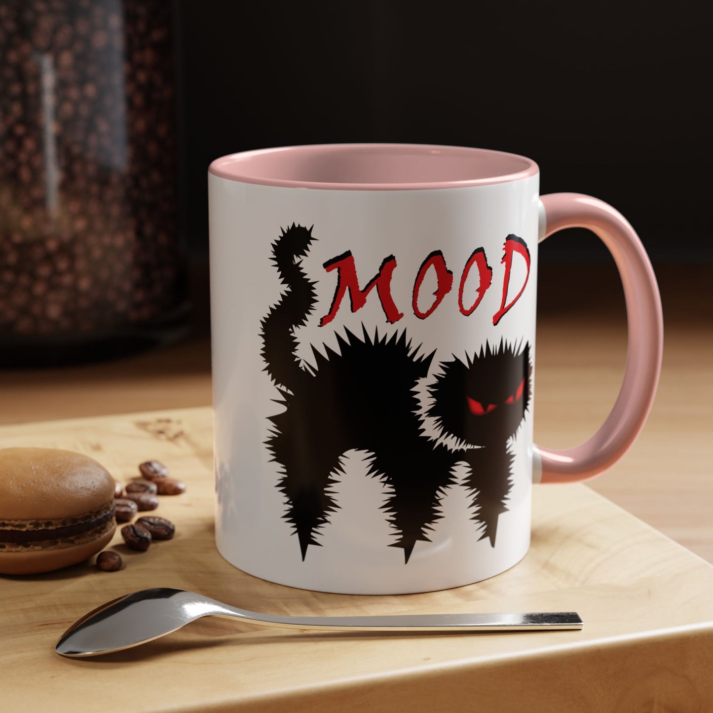 Mood Cat Coffee Mug - 11 Accent Mug for Cat Lovers