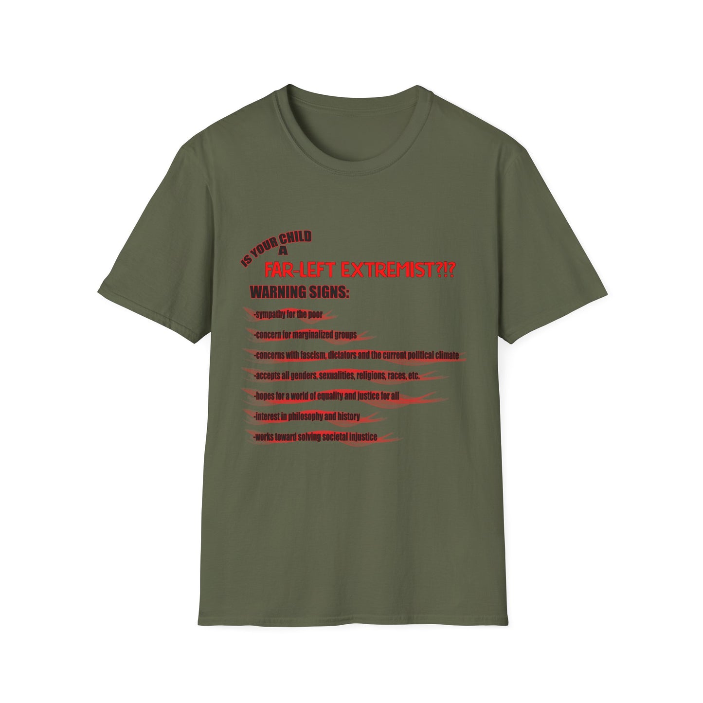 Far-Left Extremist Youth T-Shirt