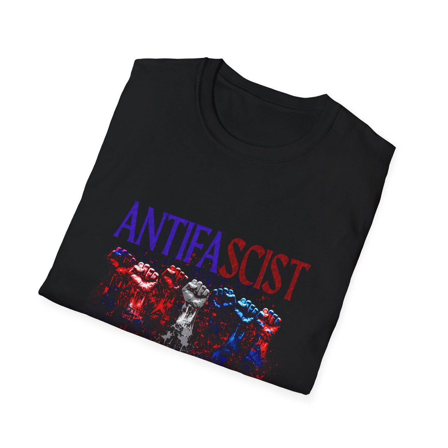 Antifascist Unisex Softstyle T-Shirt Activism Wear
