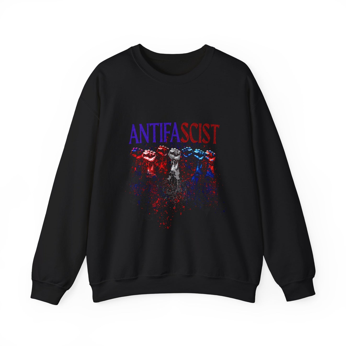 Antifascist Crewneck Sweatshirt Unisex Heavy Blend™