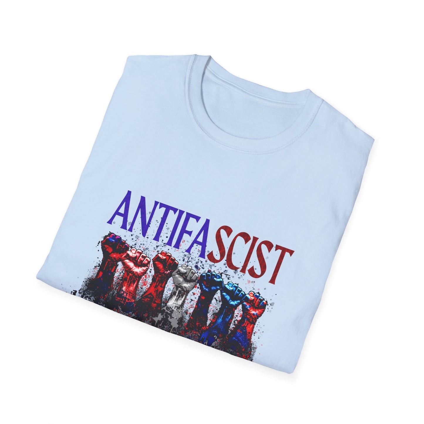 Antifascist Unisex Softstyle T-Shirt Activism Wear