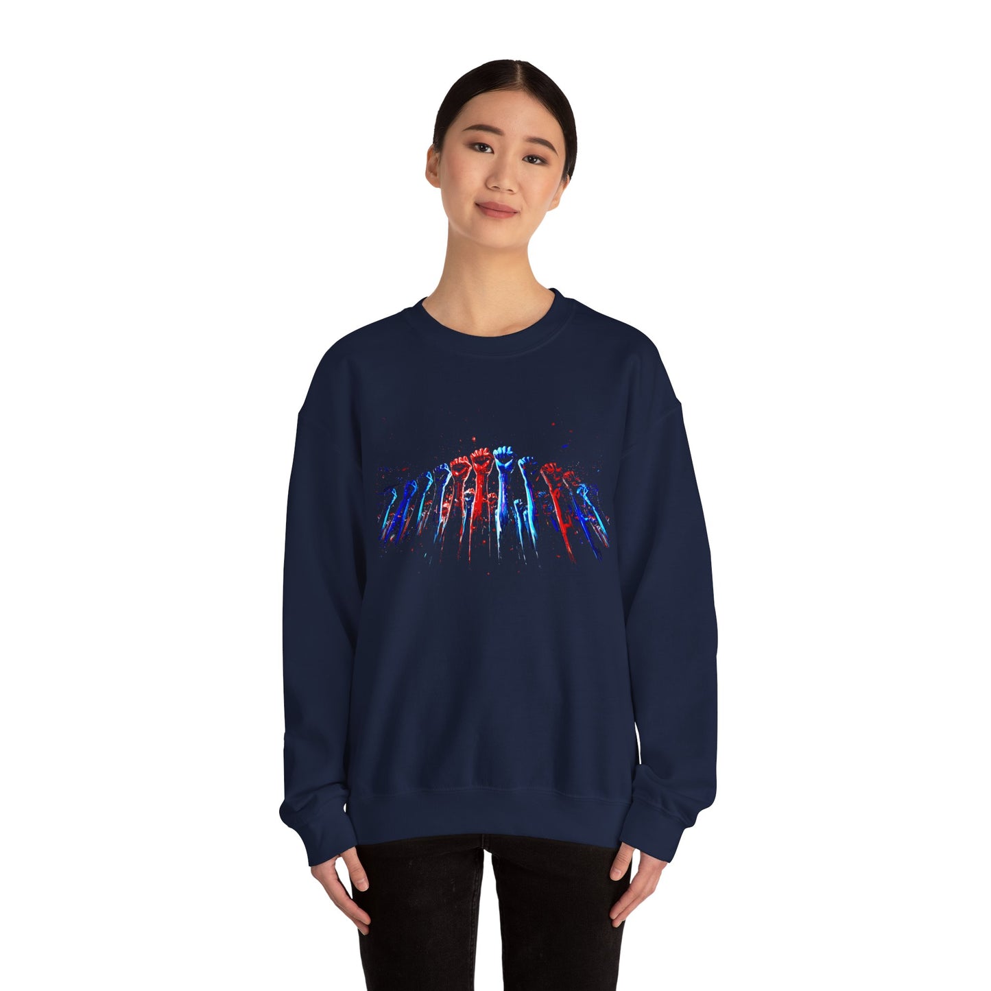Wall of Resistance Unisex Heavy Blend™ Crewneck Sweatshirt