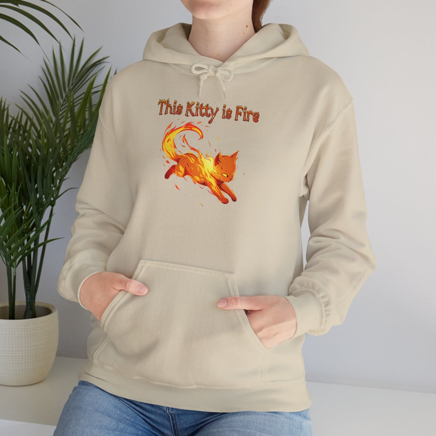 This Kitty is Fire Unisex Hoodie