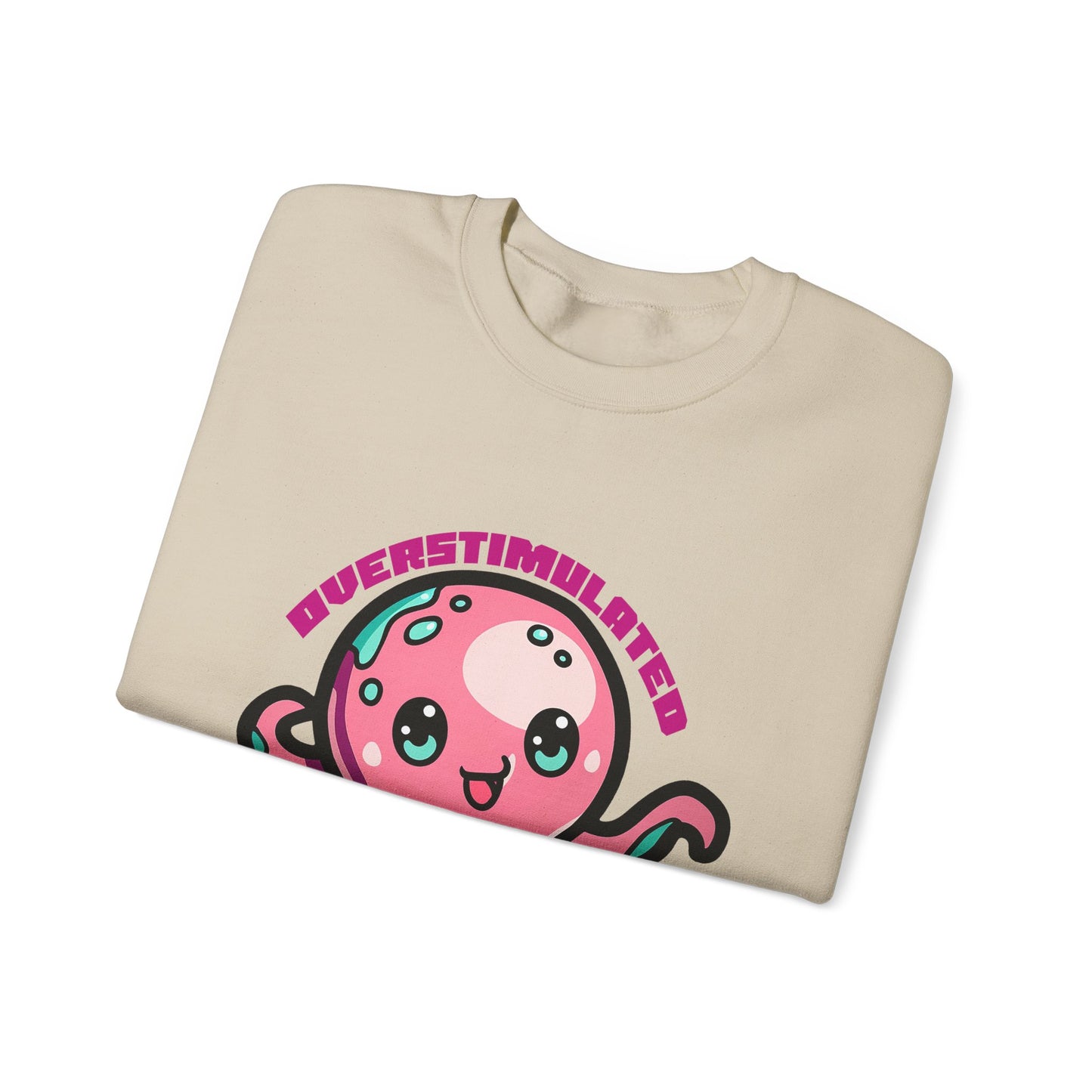 Overstimulated Octopus Graphic Sweatshirt
