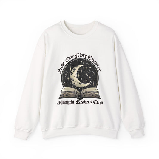 Just One More Chapter - Midnight Readers Club Sweatshirt for Book Lovers