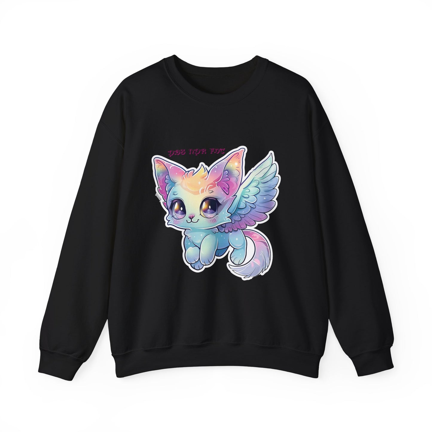 PBS NPR FDT Fantasy Cat Crewneck Sweatshirt
