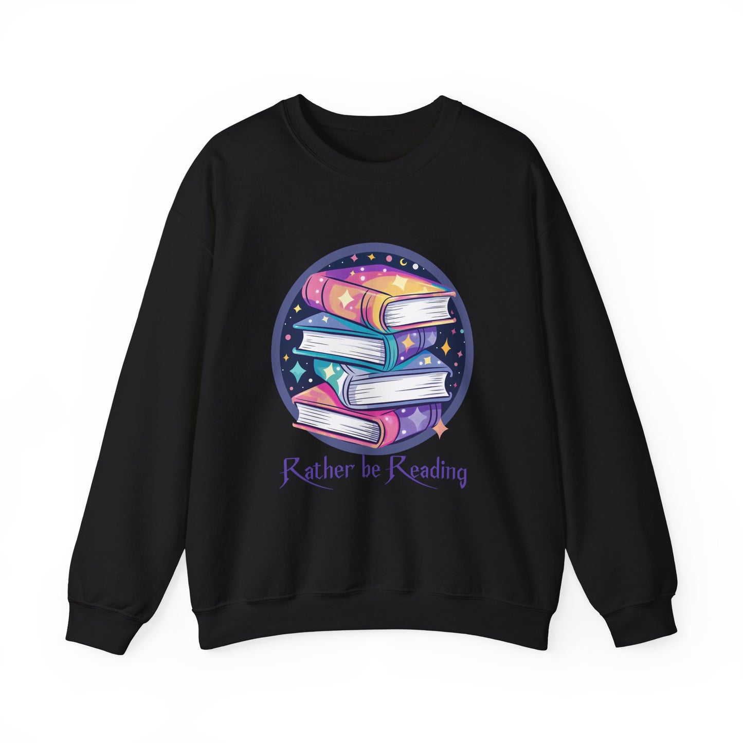 Rather be Reading Book Lovers Crewneck Sweatshirt