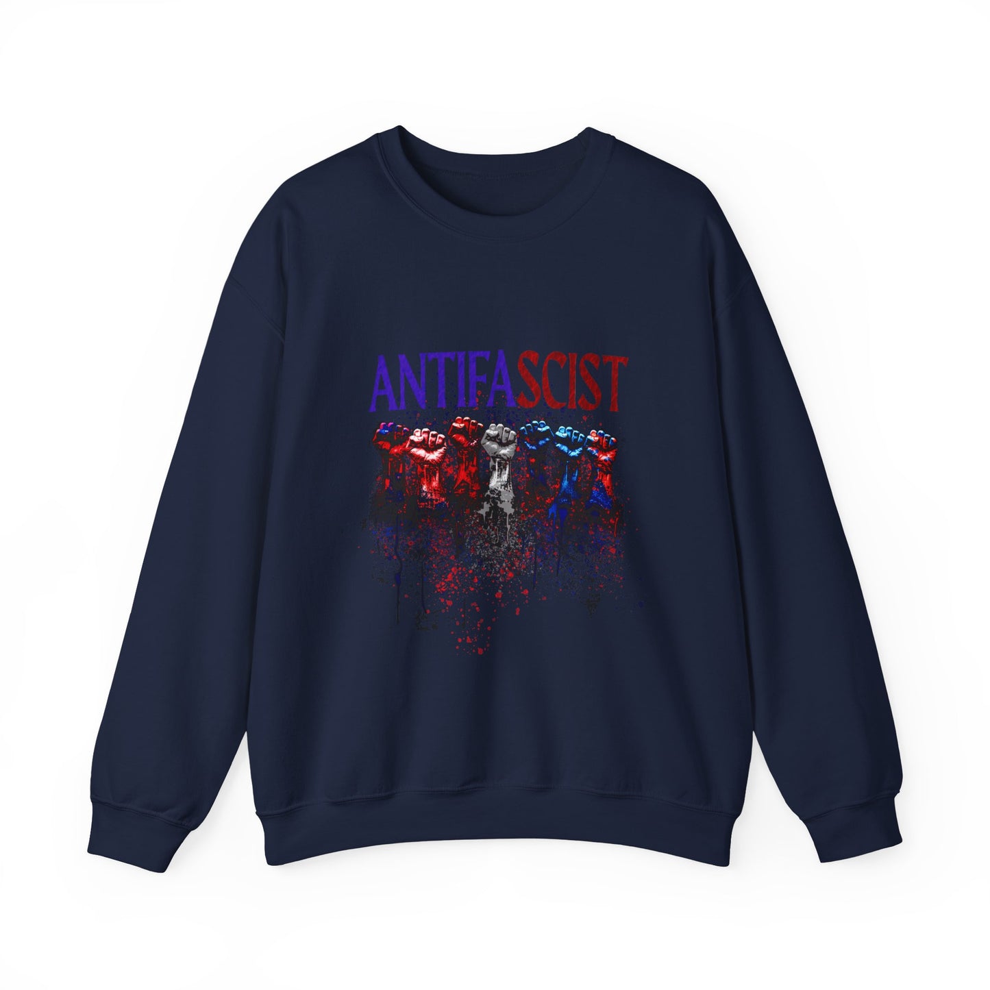 Antifascist Crewneck Sweatshirt Unisex Heavy Blend™