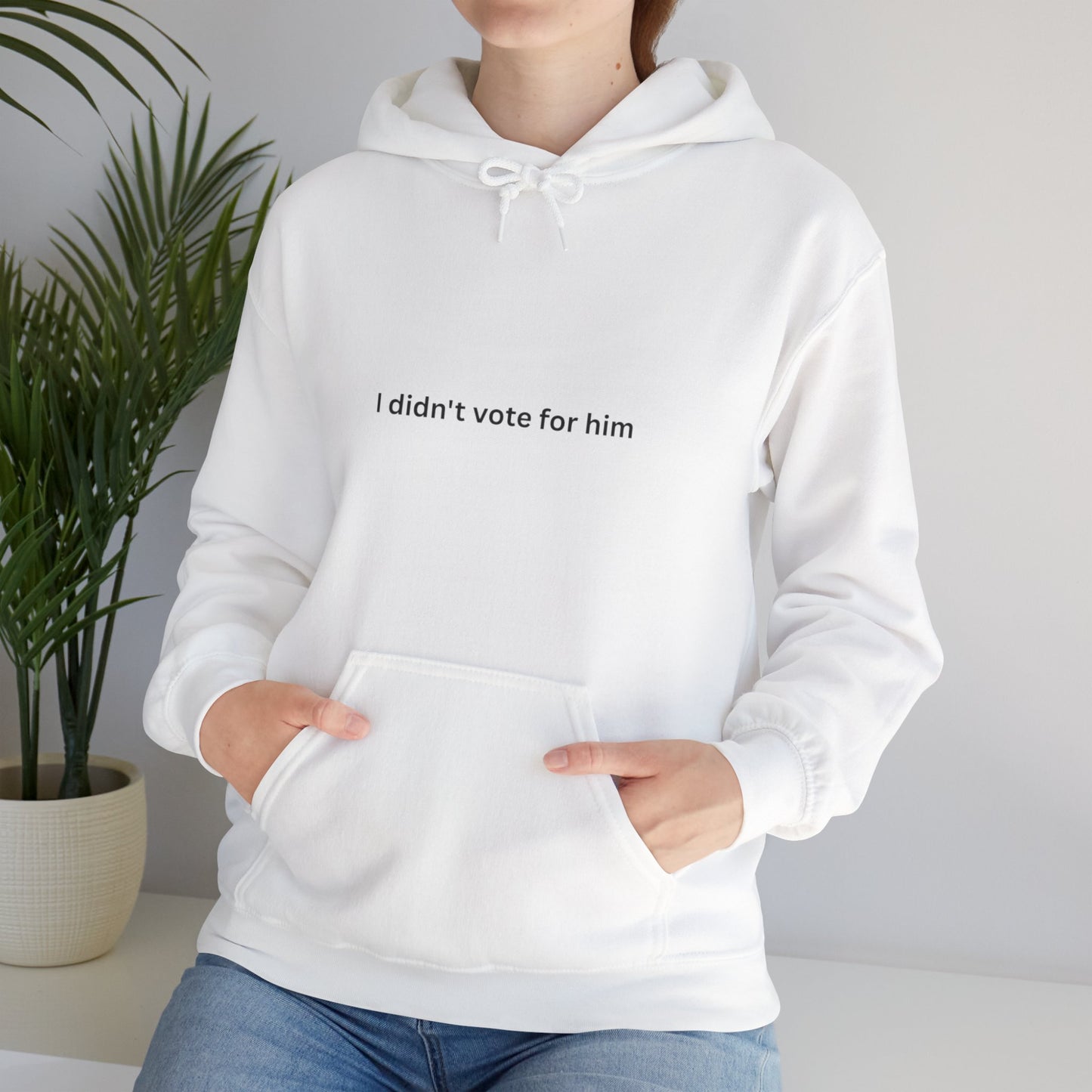 I Didn't Vote for Him Unisex Heavy Blend™ Hooded Sweatshirt