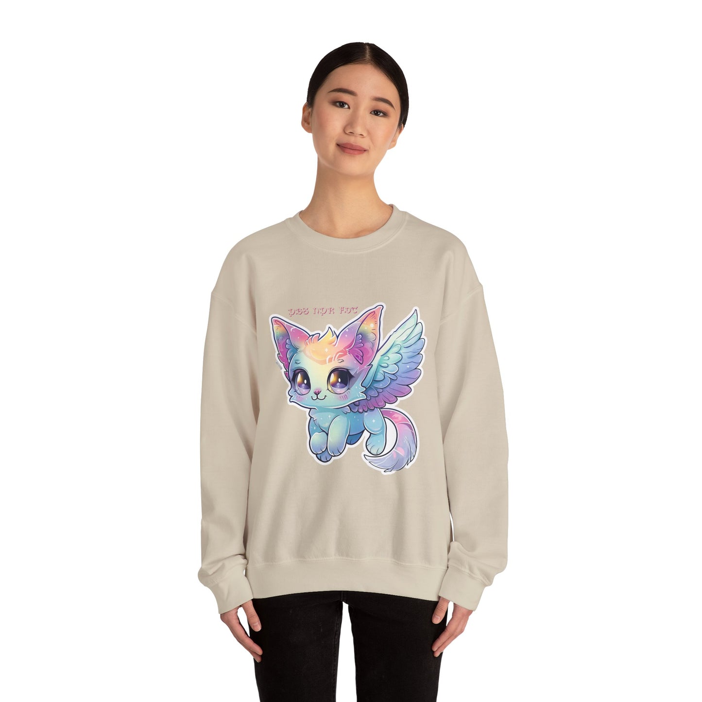 PBS NPR FDT Fantasy Cat Crewneck Sweatshirt