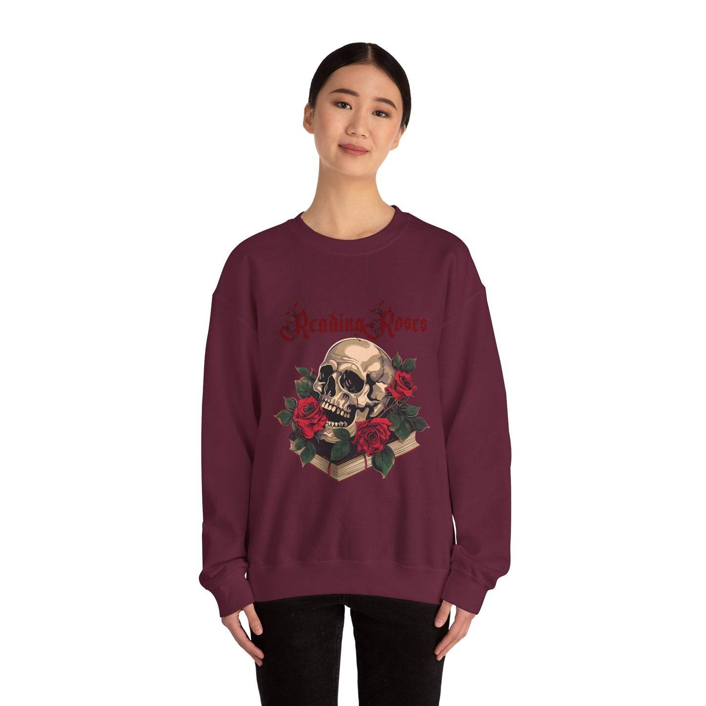 Reading Roses Crewneck Sweatshirt RdLtr