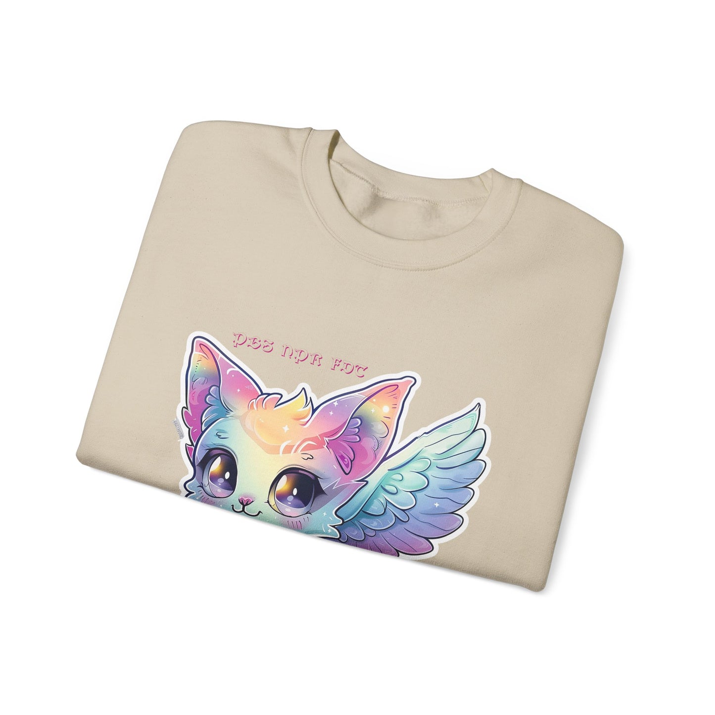 PBS NPR FDT Fantasy Cat Crewneck Sweatshirt