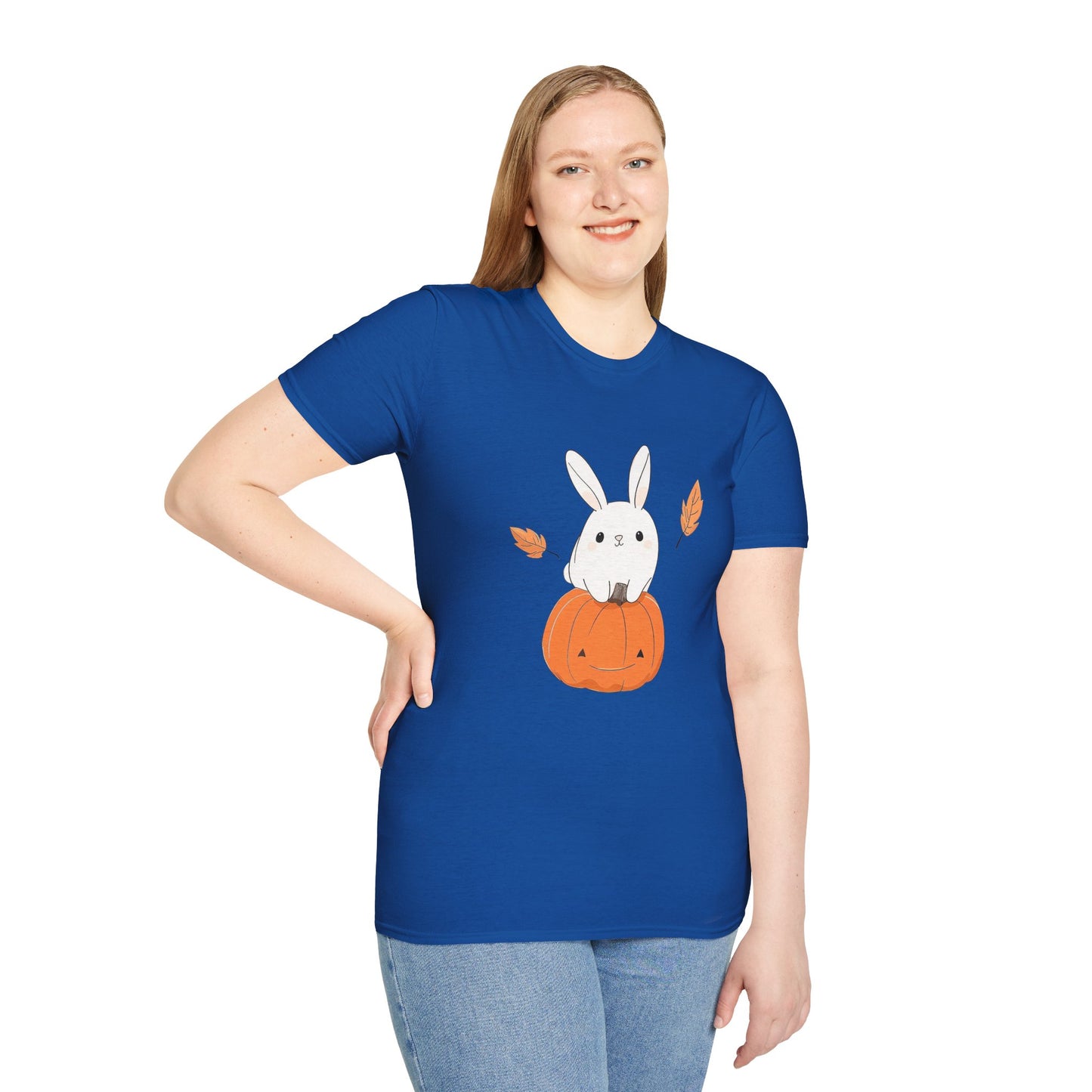 Cute Bunny Pumpkin Unisex T-Shirt
