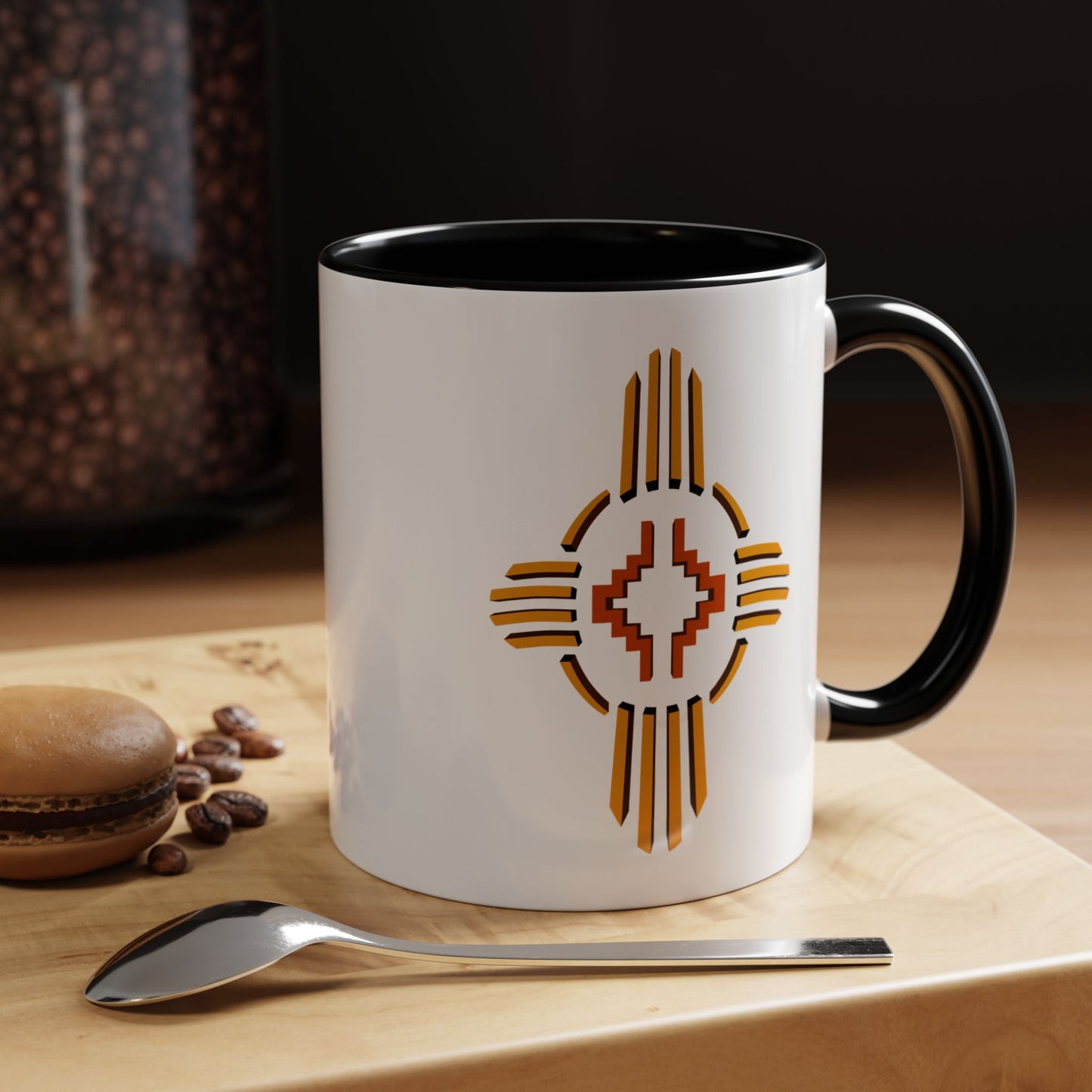 Southwest Zia-Inspired Accent Coffee Mug - 11oz