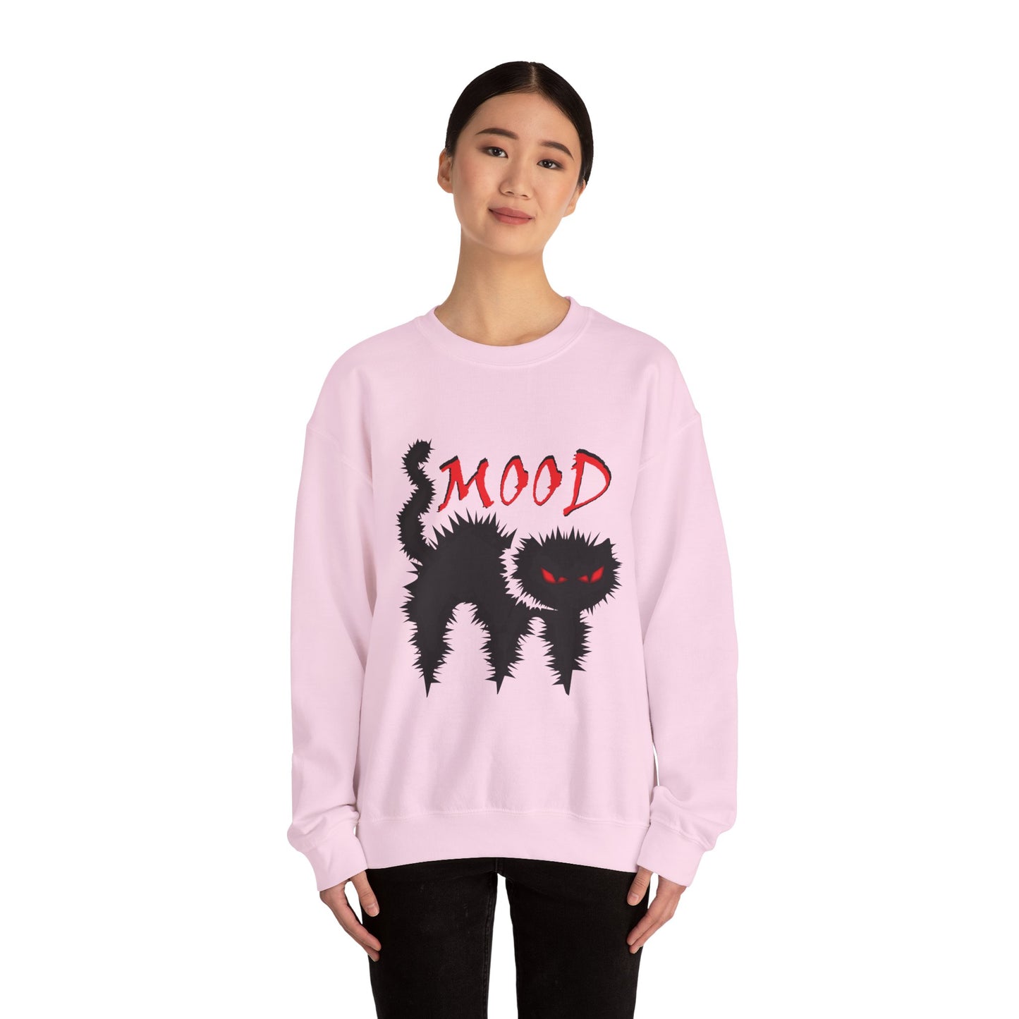 Mood Cat Unisex Crewneck Sweatshirt