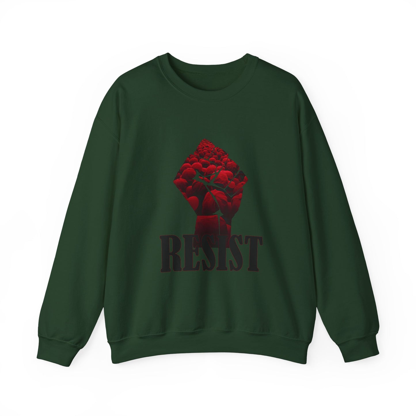 Resist the Red Hats Heavy Blend™ Crewneck Sweatshirt