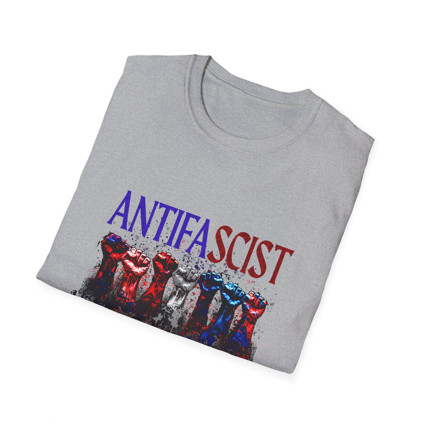 Antifascist Unisex Softstyle T-Shirt Activism Wear