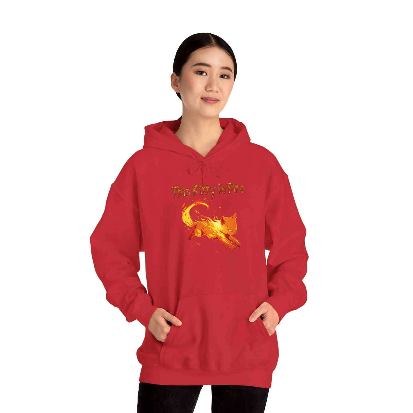 This Kitty is Fire Unisex Hoodie