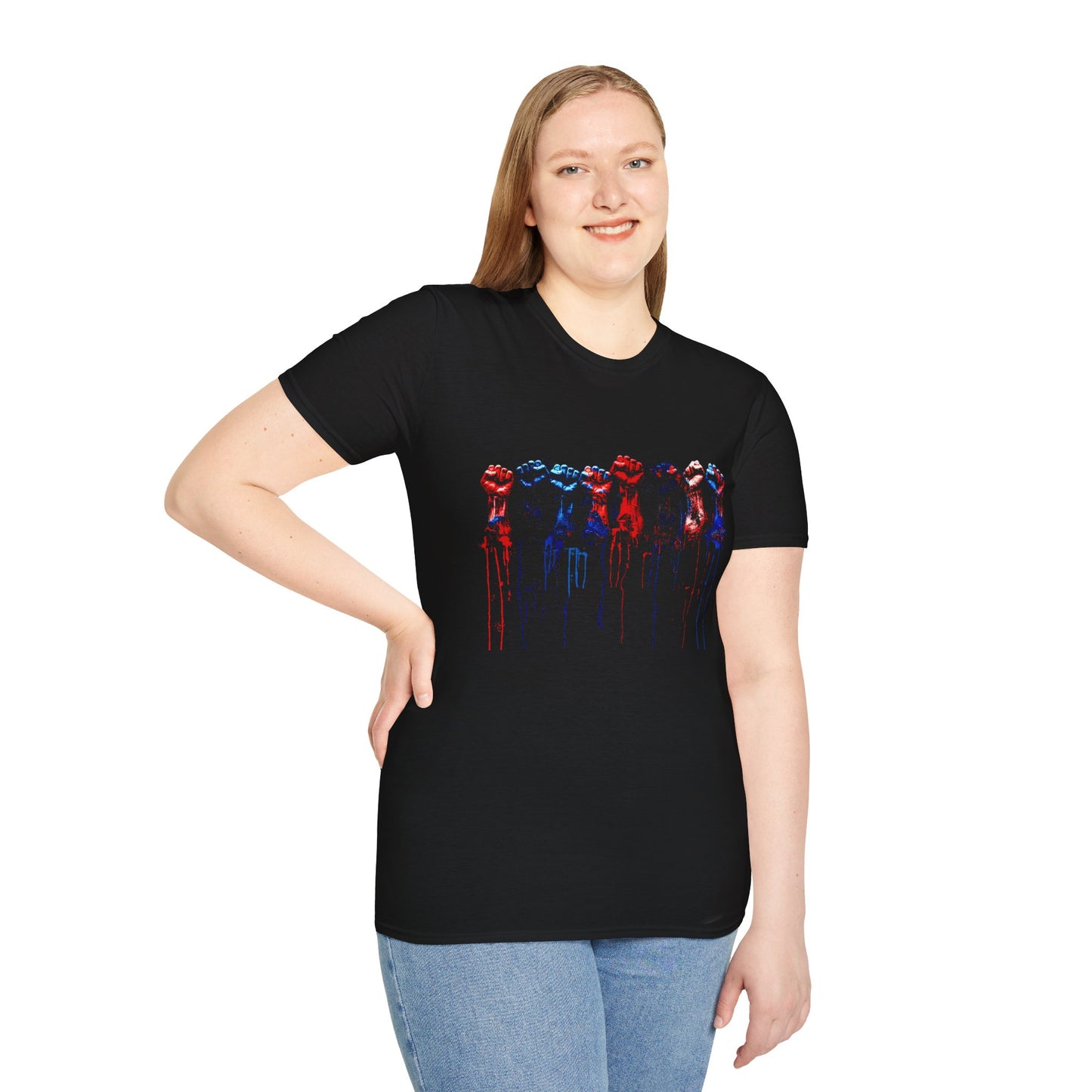 Empowered Equality Unisex T-Shirt - Colorful Fists Design