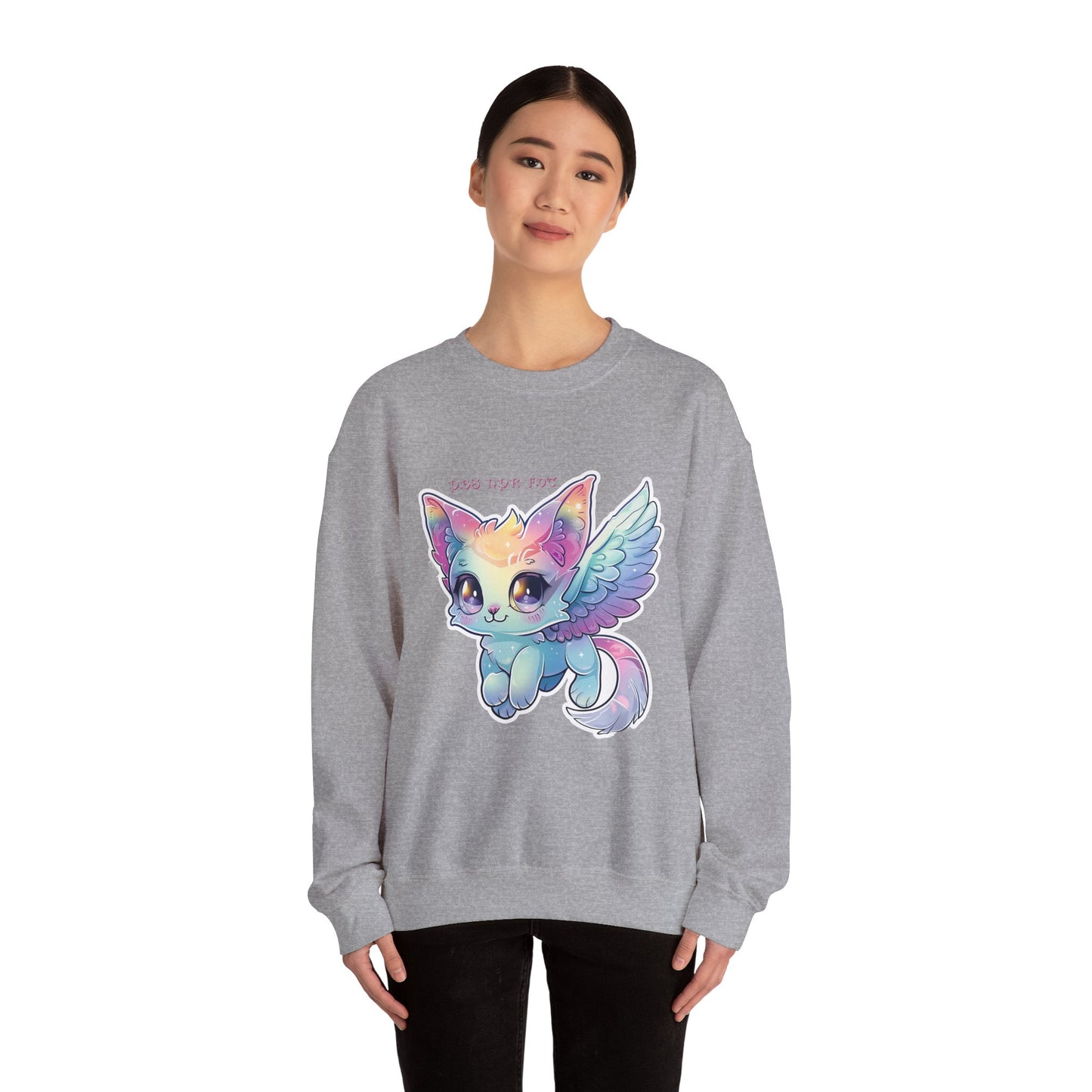 PBS NPR FDT Fantasy Cat Crewneck Sweatshirt