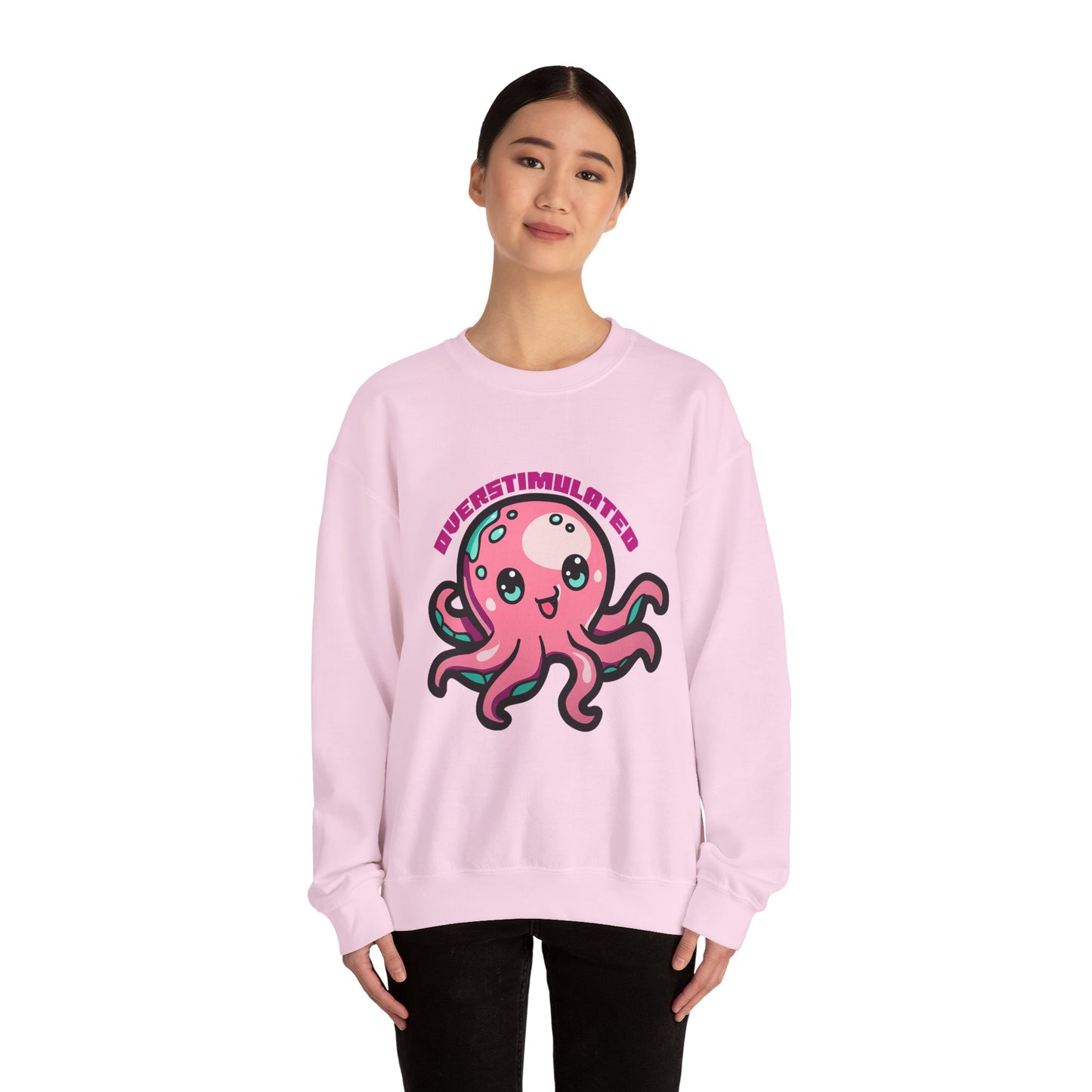 Overstimulated Octopus Graphic Sweatshirt