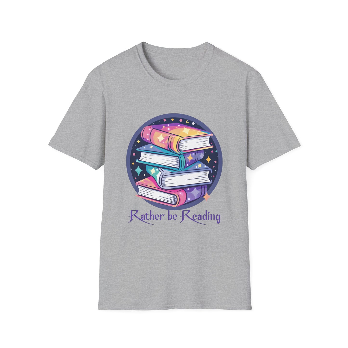 Rather Be Reading Unisex Softstyle T-Shirt