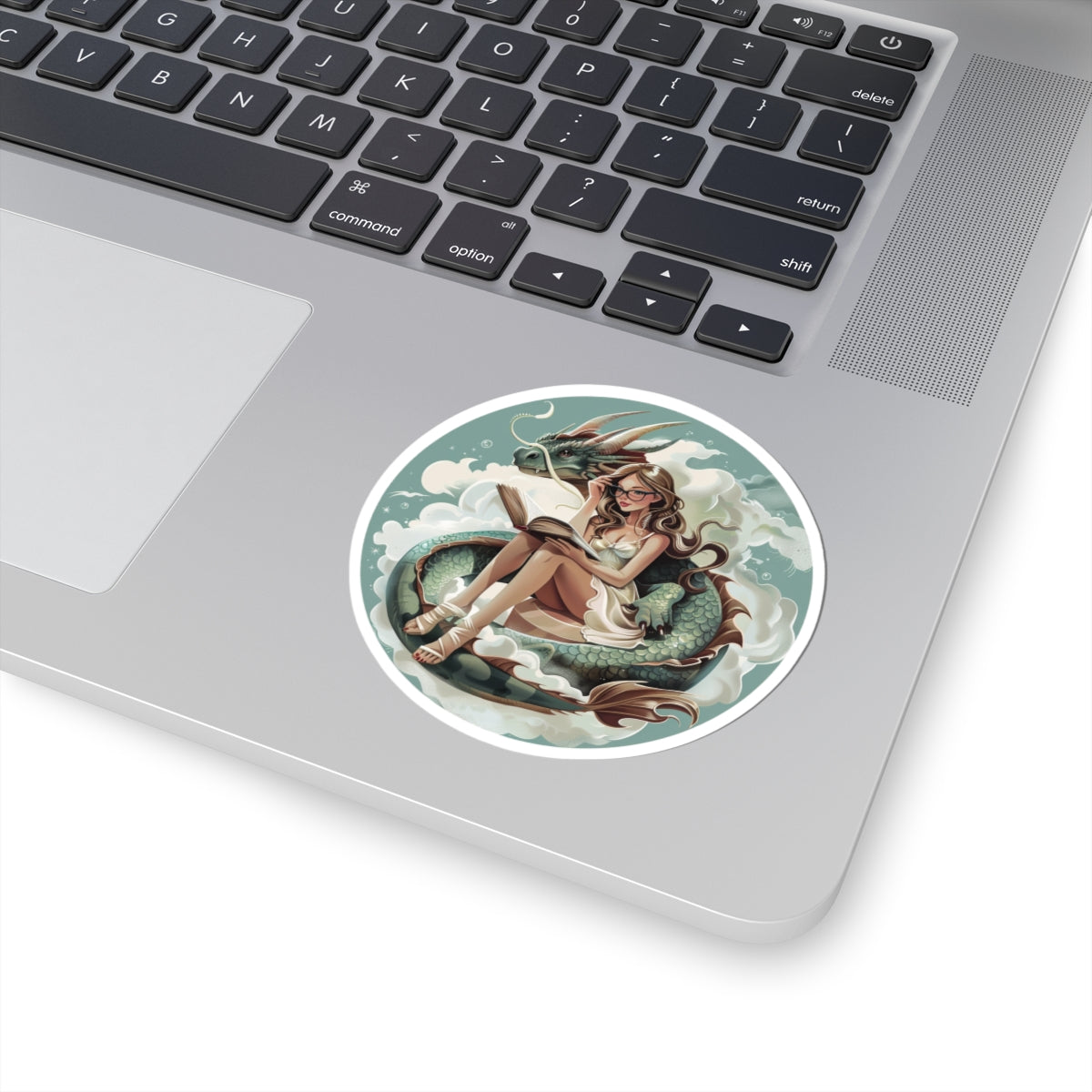 Fantasy Dragon Reader Sticker