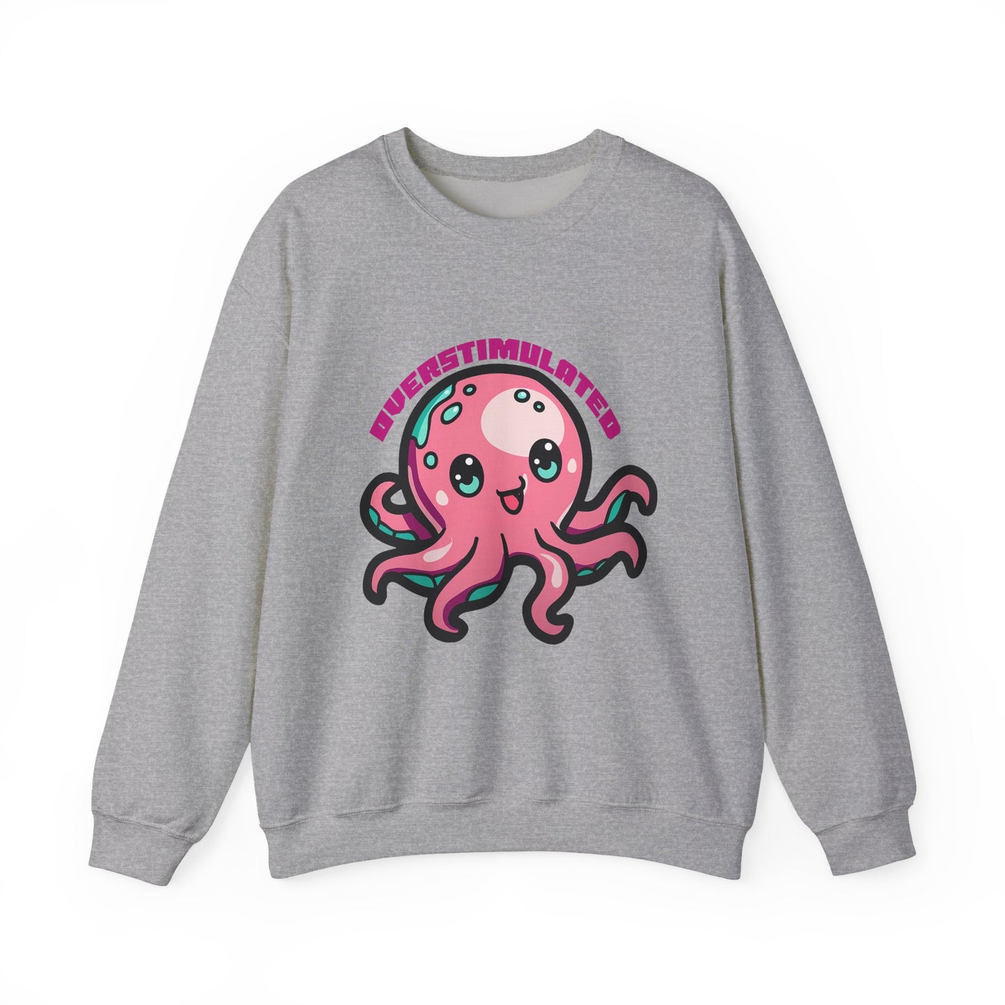 Overstimulated Octopus Graphic Sweatshirt