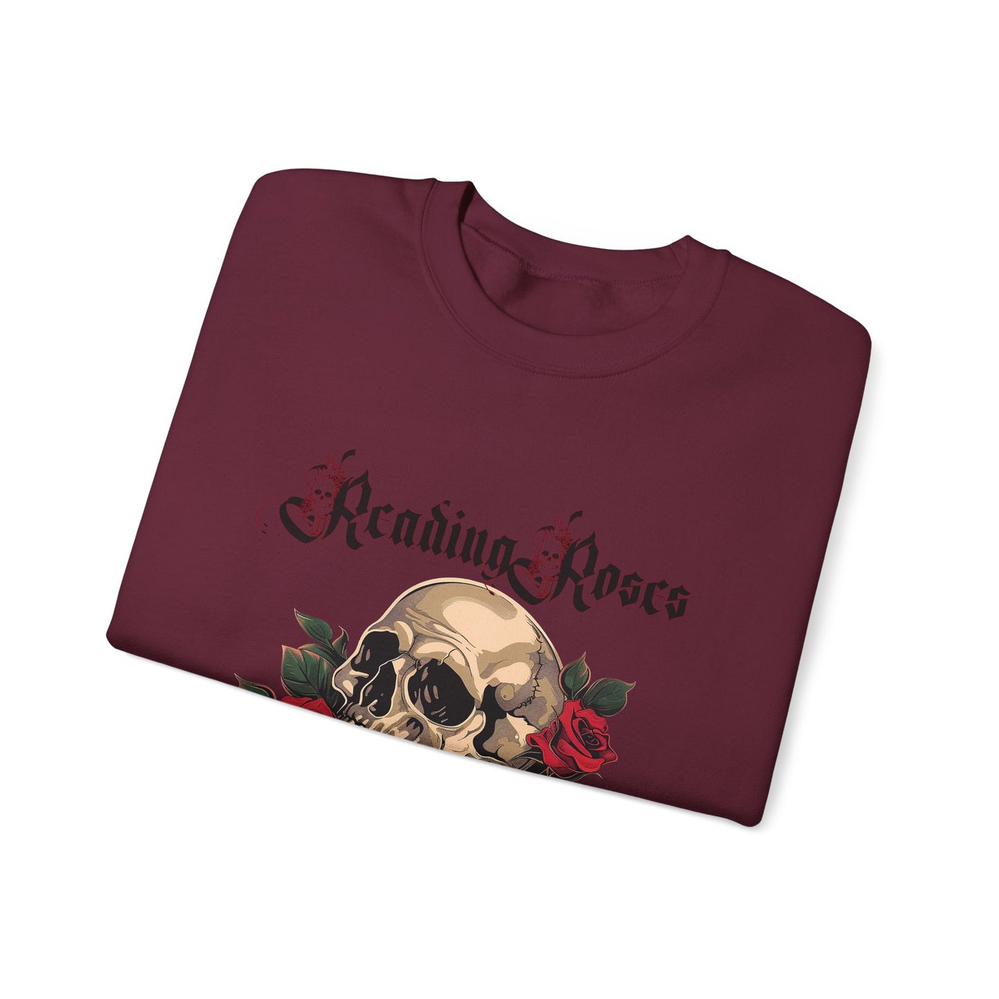 Reading Roses Crewneck Sweatshirt BkLtr
