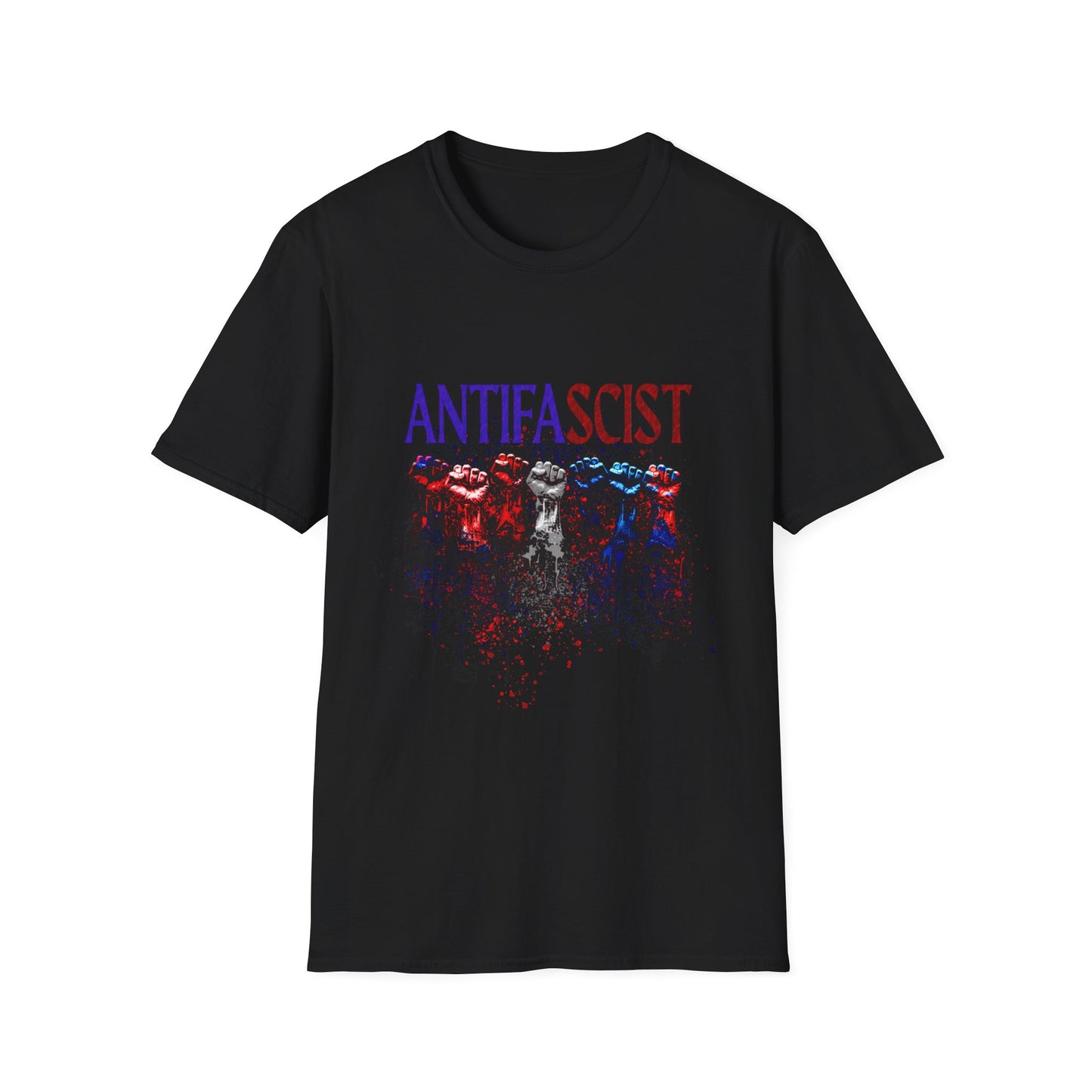 Antifascist Unisex Softstyle T-Shirt Activism Wear
