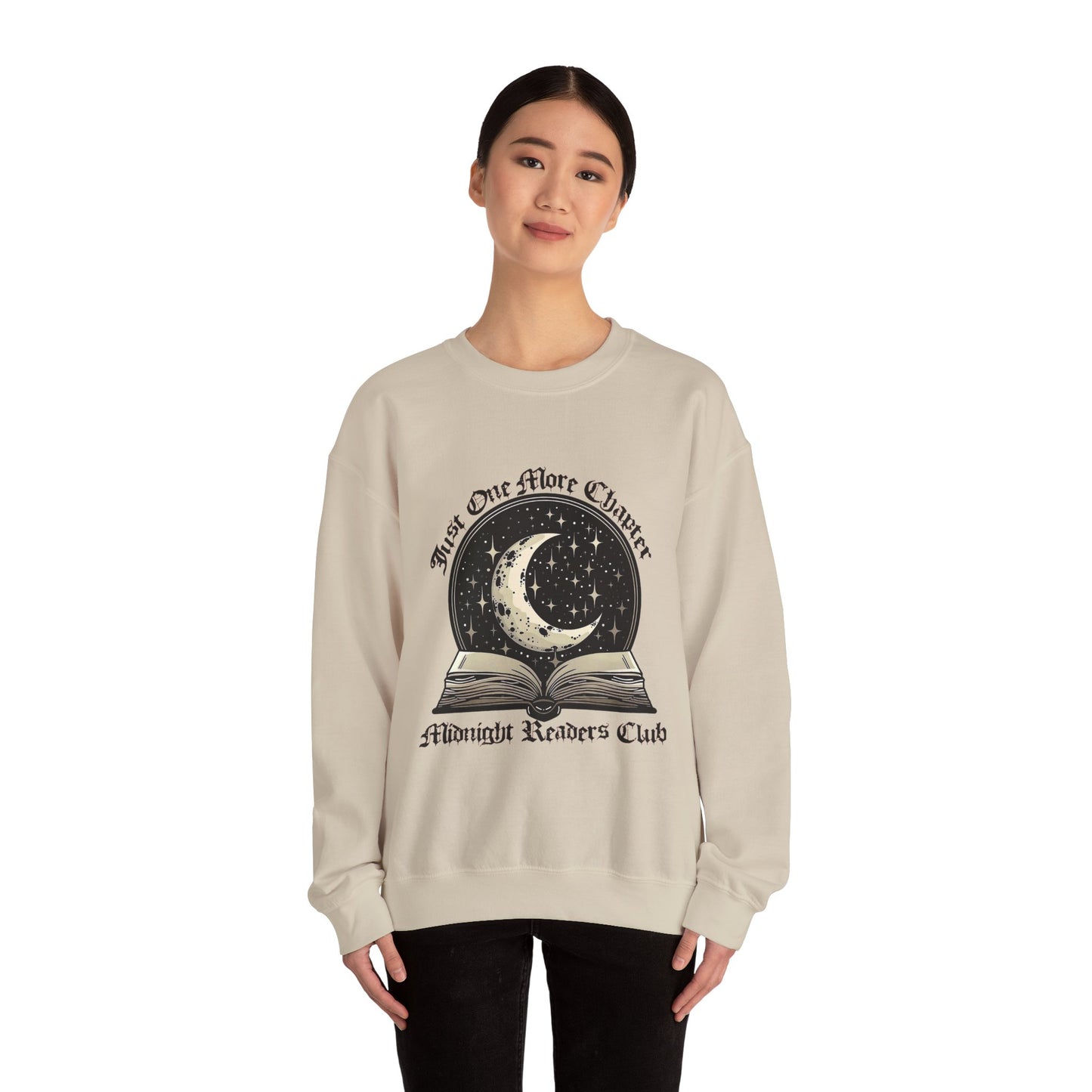 Just One More Chapter - Midnight Readers Club Sweatshirt for Book Lovers