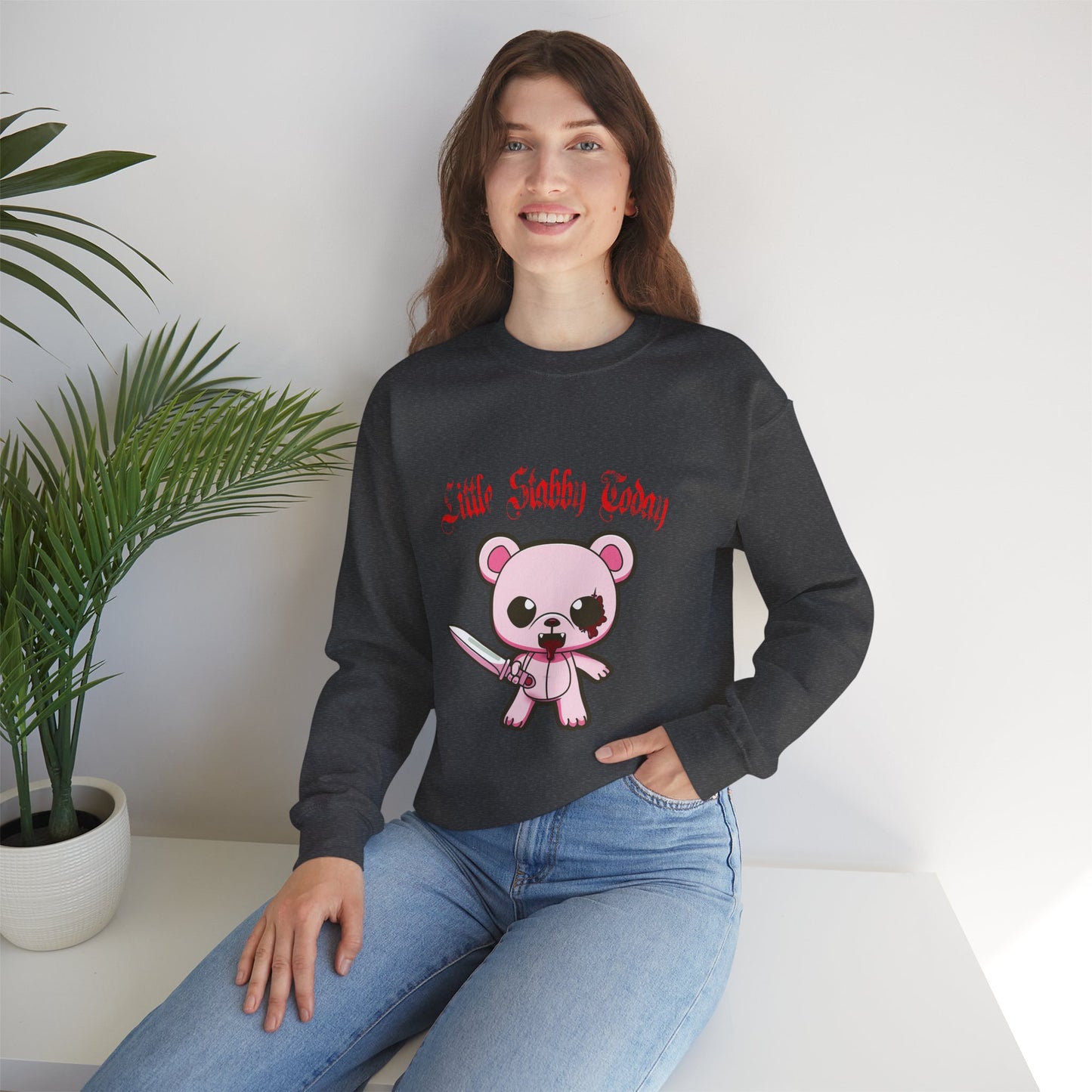 Little Stabby Today Bear Sweatshirt