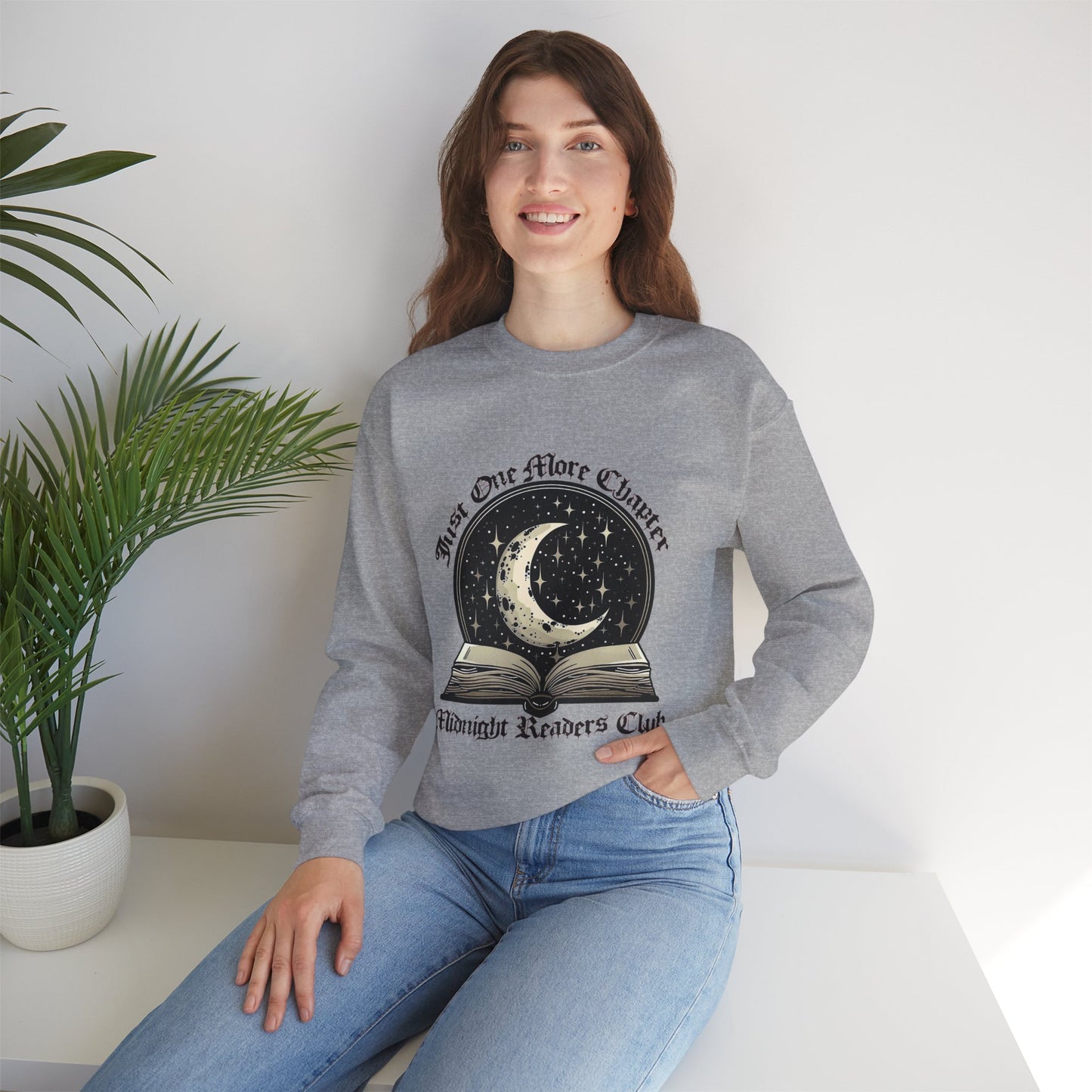 Just One More Chapter - Midnight Readers Club Sweatshirt for Book Lovers