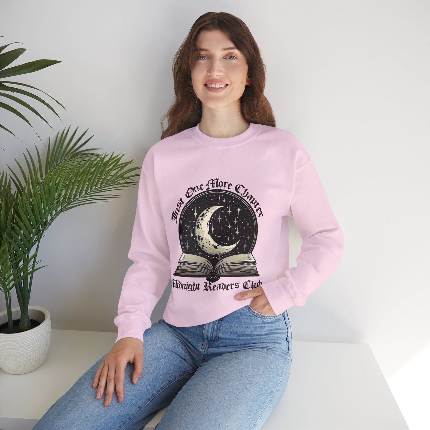 Just One More Chapter - Midnight Readers Club Sweatshirt for Book Lovers