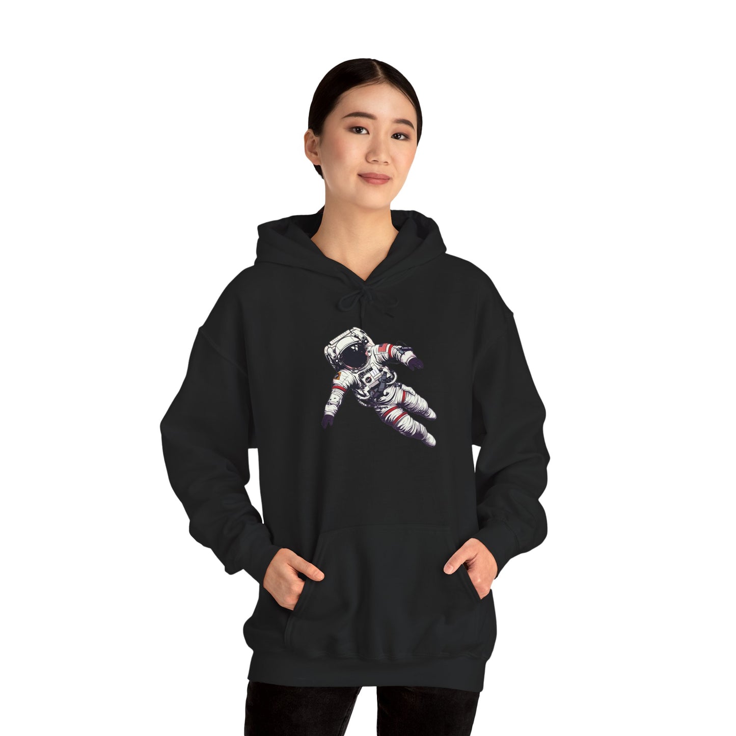 Cosmic Astronaut Hoodie - Unisex Heavy Blend™ Hooded Sweatshirt for Space Lovers, Gift for Astronaut Fans, Unique Outer Space Apparel, [...]