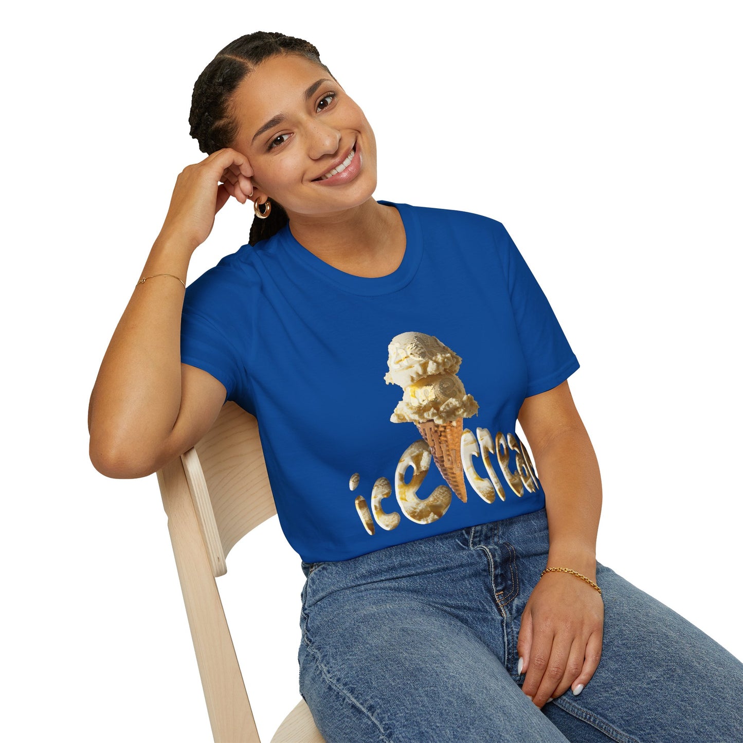Lick Me Till Ice Cream Lover Unisex Softstyle T-Shirt