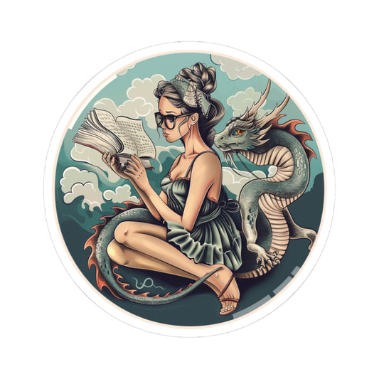 Mystical Reader Kiss-Cut Sticker