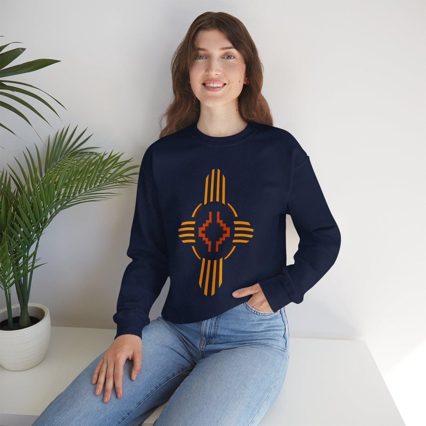 New Mexico Zia Unisex Crewneck Sweatshirt
