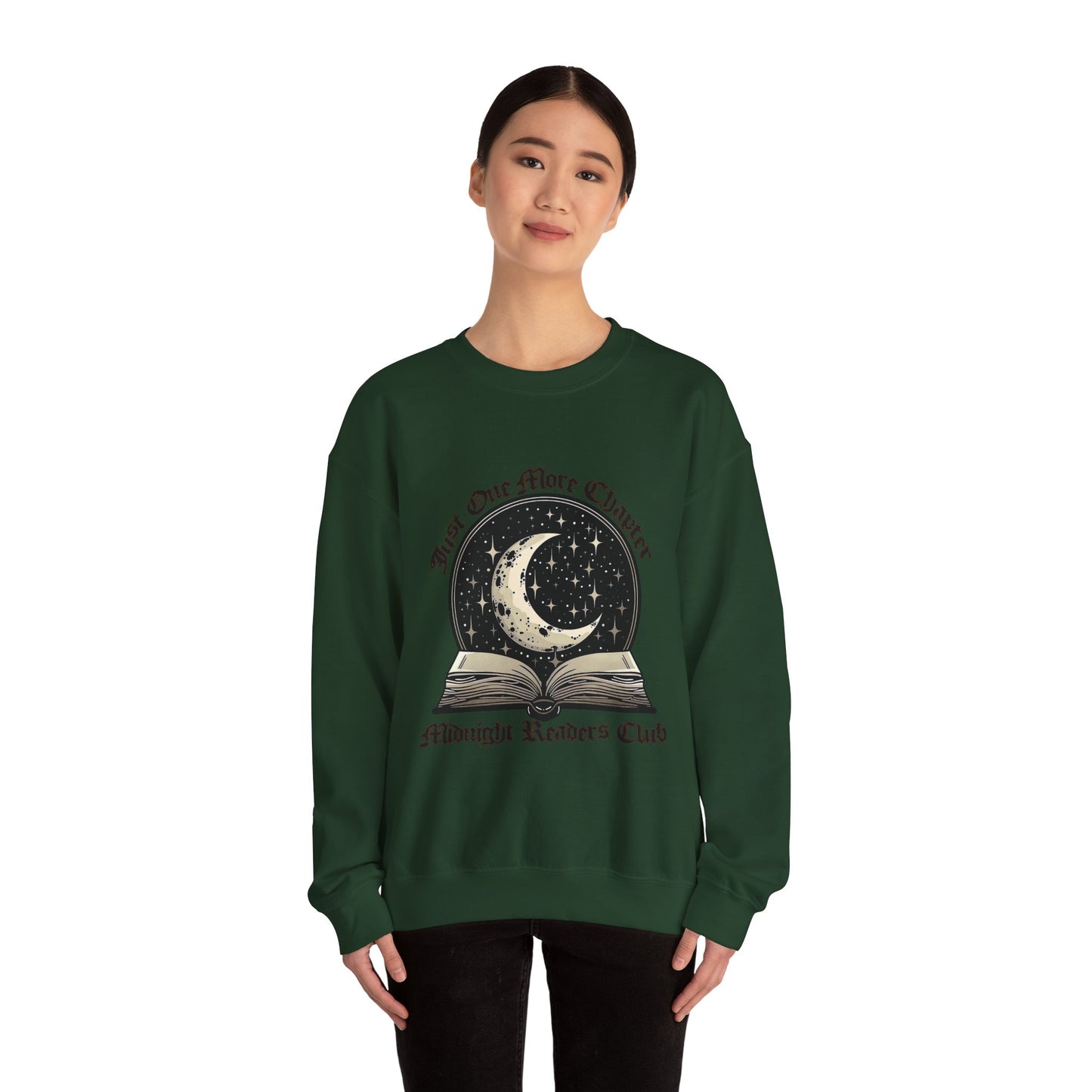 Just One More Chapter - Midnight Readers Club Sweatshirt for Book Lovers
