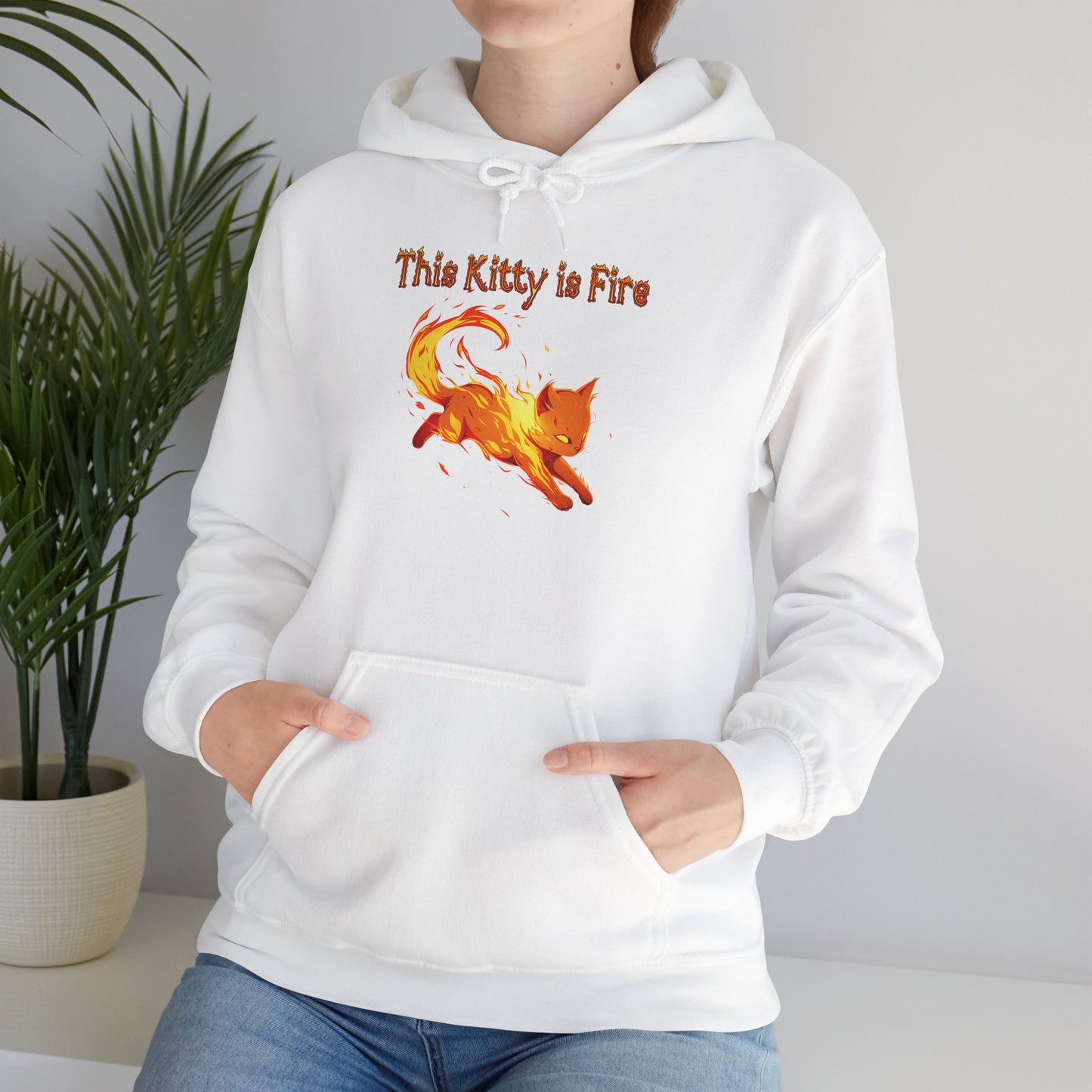 This Kitty is Fire Unisex Hoodie