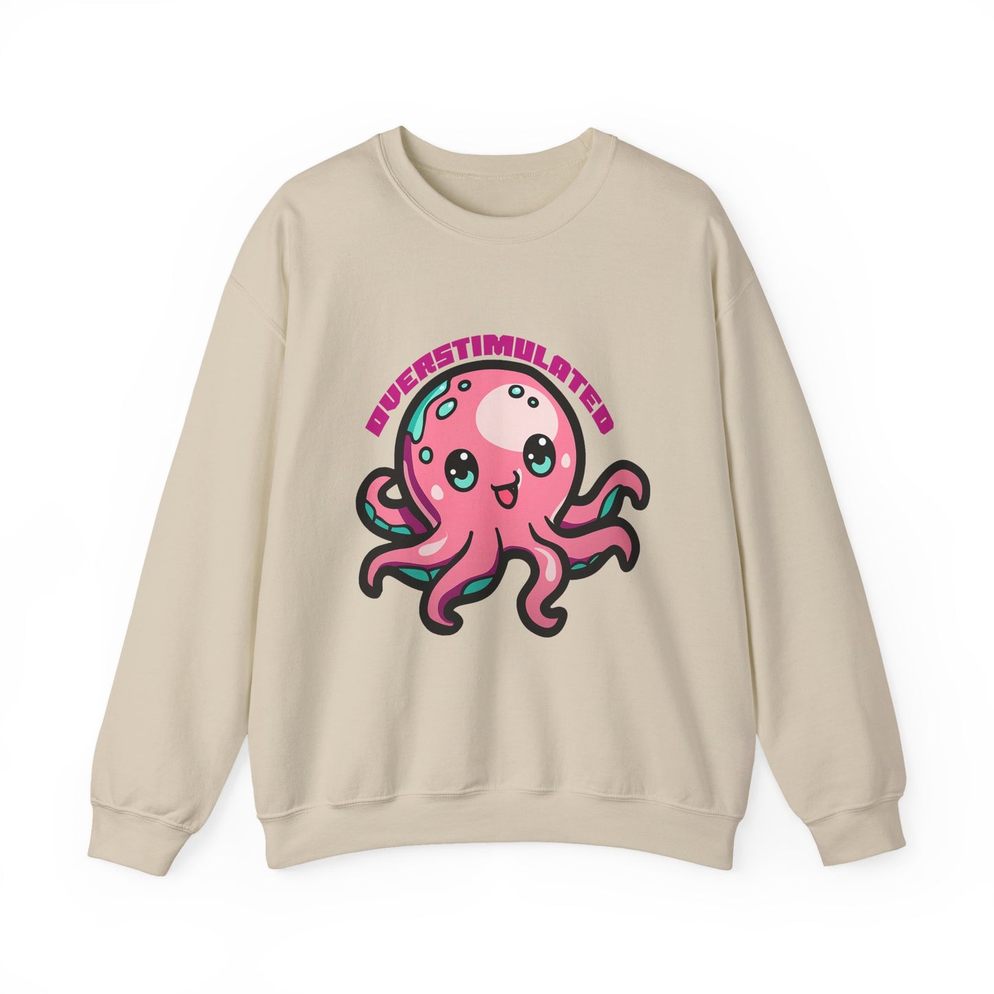 Overstimulated Octopus Graphic Sweatshirt