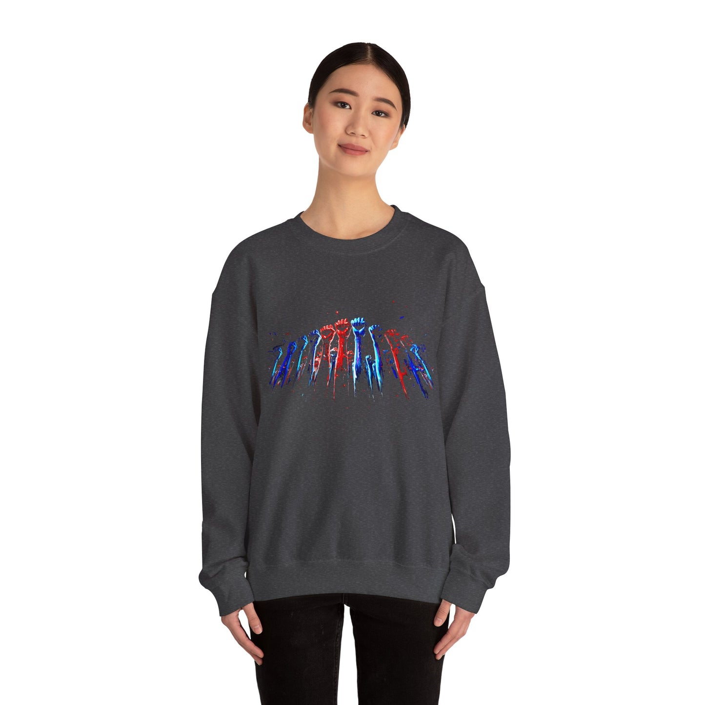 Wall of Resistance Unisex Heavy Blend™ Crewneck Sweatshirt